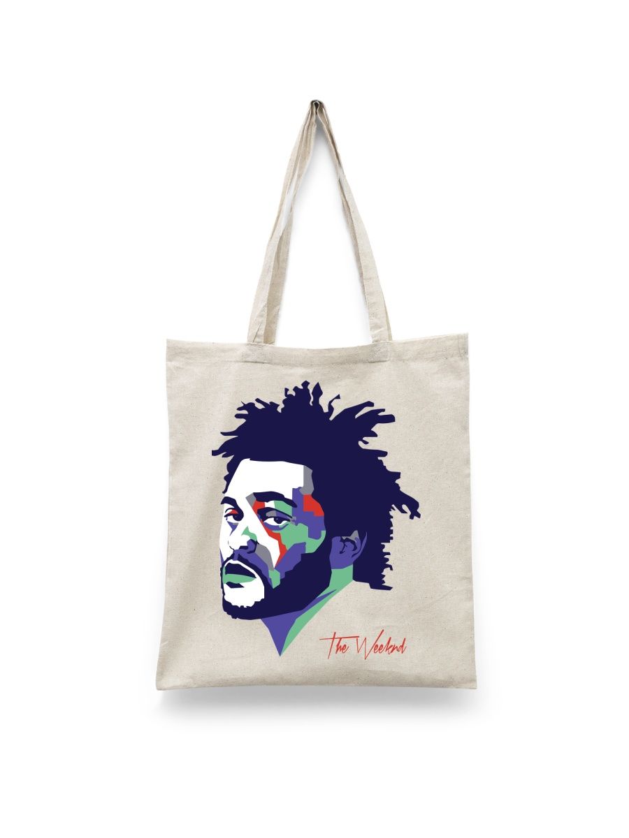 

Шоппер унисекс Каждому Своё The Weeknd/Викенд MZTW10, белый, The Weeknd/Викенд MZTW10