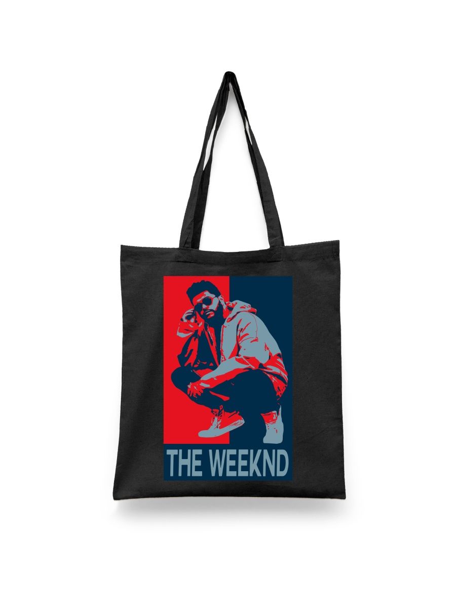 

Шоппер унисекс Каждому Своё The Weeknd/Викенд MZTW15, черный, The Weeknd/Викенд MZTW15