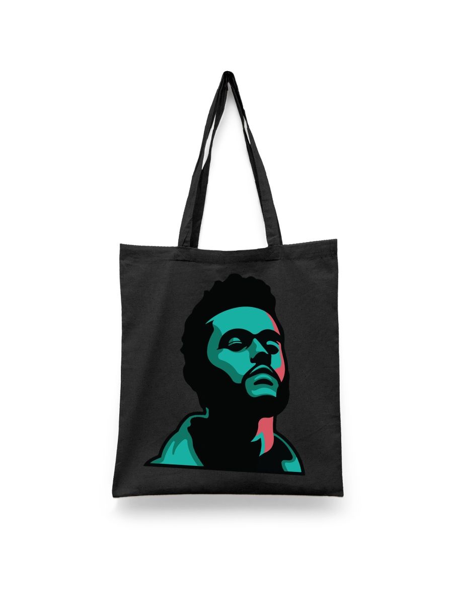 

Шоппер унисекс Каждому Своё The Weeknd/Викенд MZTW16, черный, The Weeknd/Викенд MZTW16