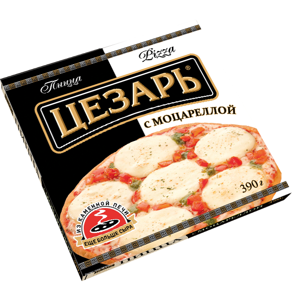 Пицца Цезарь с моцареллой замороженная 390 г