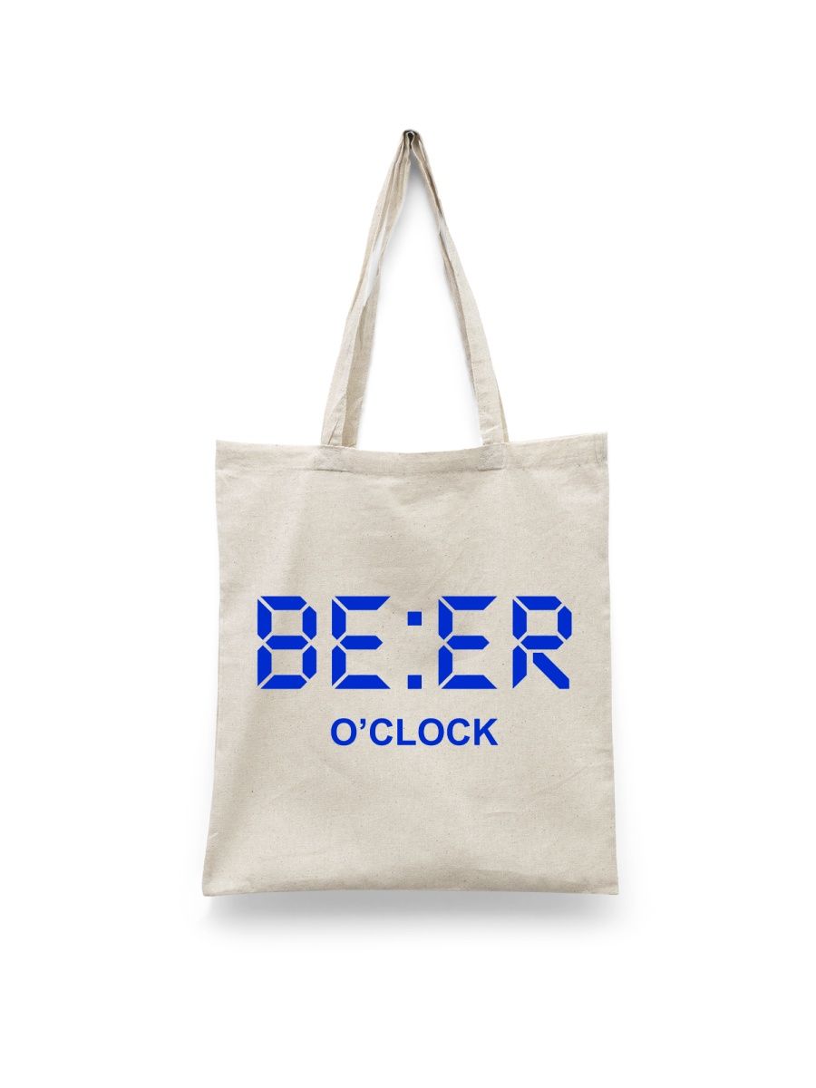 

Шоппер унисекс Каждому Своё Пиво/Beer O'clock TRBR8, белый, Пиво/Beer O'clock TRBR8