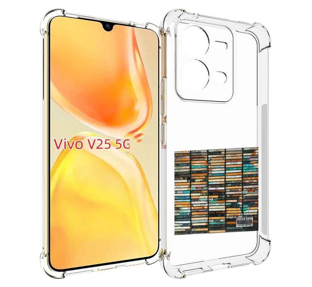

Чехол MyPads 2004 Скриптонит для Vivo V25 5G / V25e, Прозрачный, Tocco