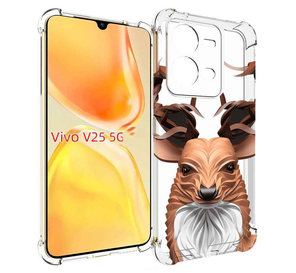 

Чехол MyPads 3D-олень для Vivo V25 5G / V25e, Прозрачный, Tocco