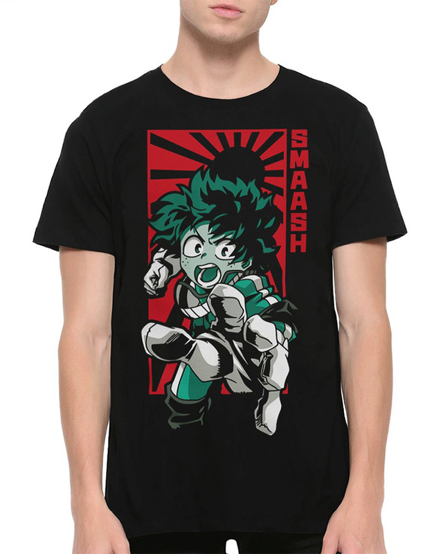 

Футболка Design Heroes Аниме Моя Геройская Академия / Изуку Мидория / Мужская Черная XL, ANI-852258b-2fut