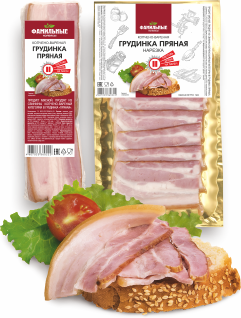 

Грудинка Фамильные Колбасы Пряная 1 кг