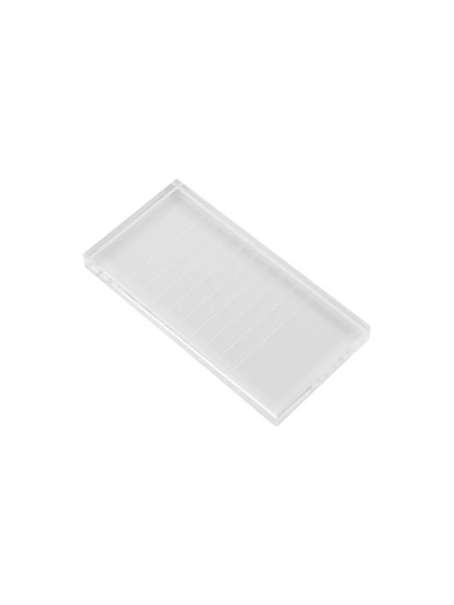 Кристалл-планшет для ресниц прямоугольный Evabond Р011-04 пучки ресниц evabond безузелковые mix 8 12 мм