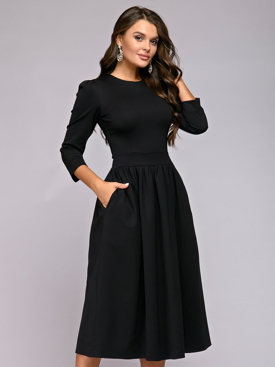 фото Платье женское 1001dress 0122001-02221bb черное 40