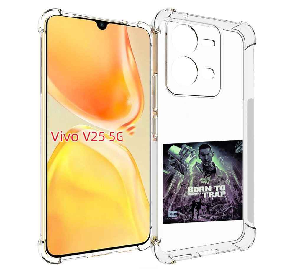 

Чехол MyPads Born to Trap Kizaru для Vivo V25 5G / V25e, Прозрачный, Tocco