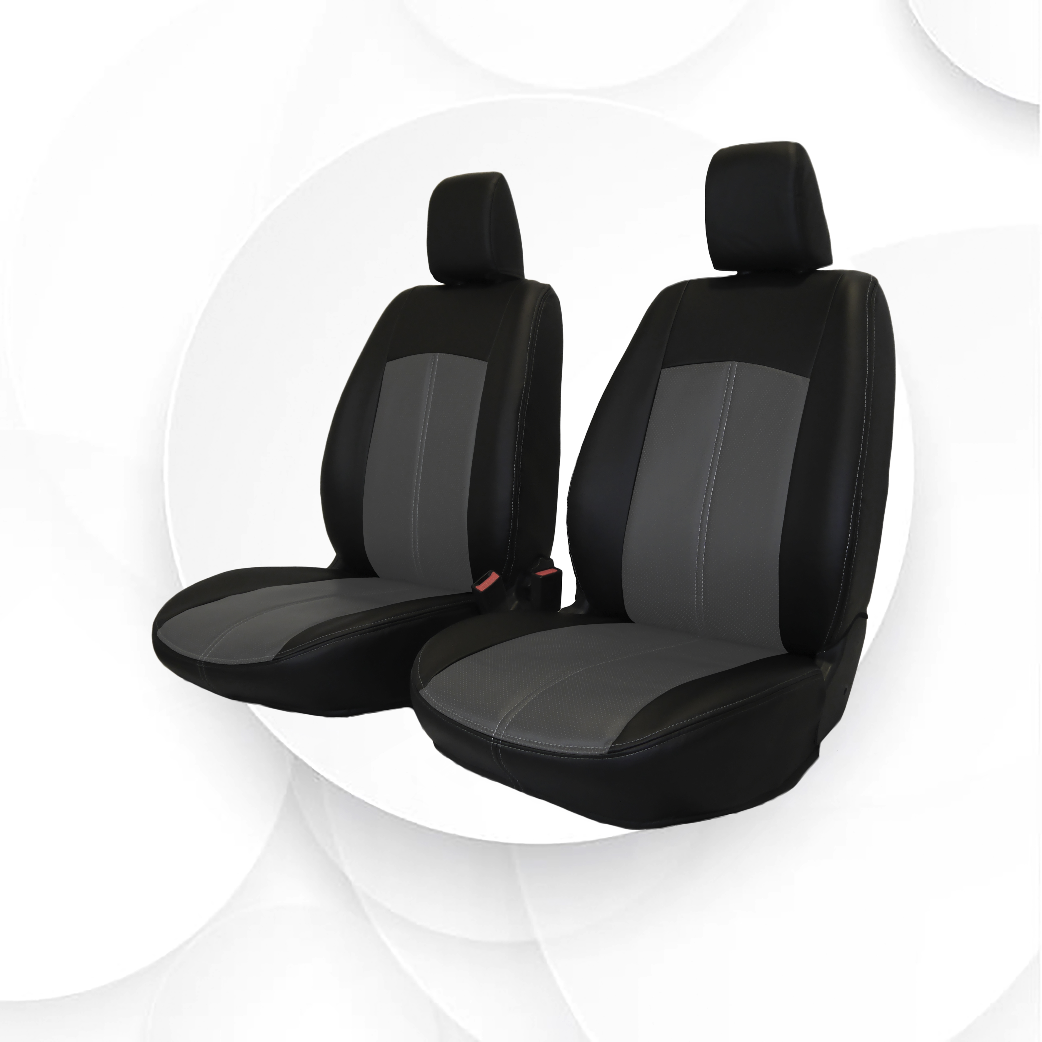 

Чехлы Chevrolet Cruze 08- экокожа спинка 1/2 стеганые черные серая строчка Ростов