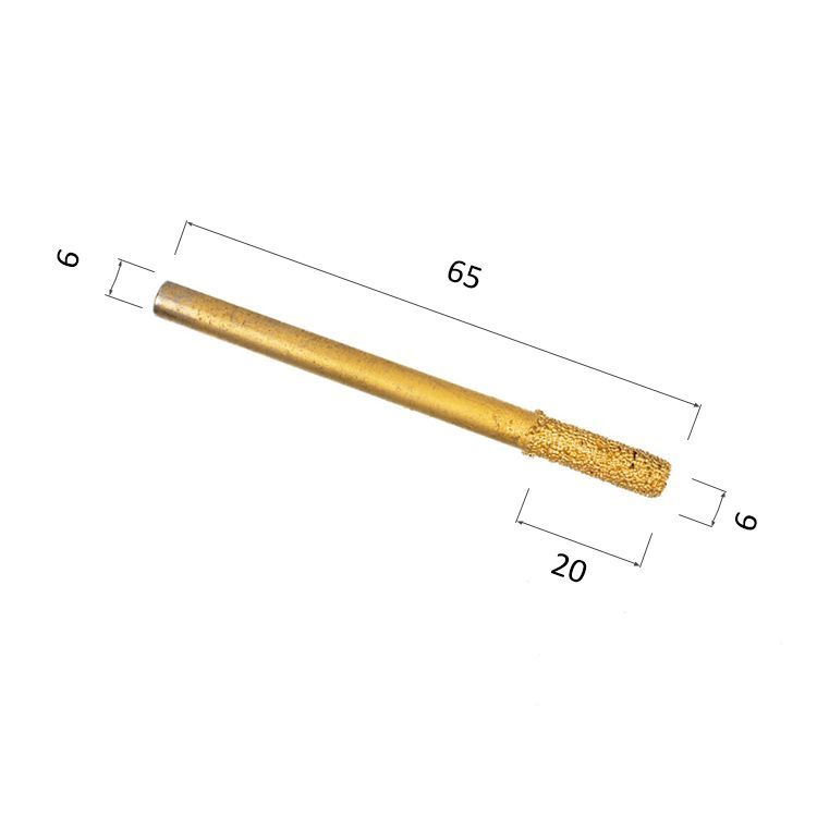 фото Фреза алмазная сферическая шлифовальная вакуумная пайка djtol dmqx0620 для станка чпу