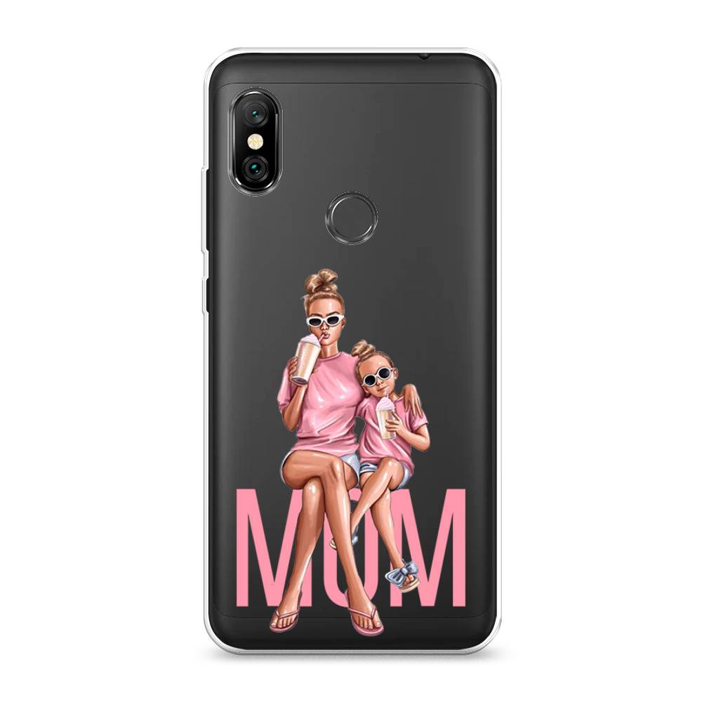 фото Чехол awog "lovely mom" для xiaomi redmi note 6 pro