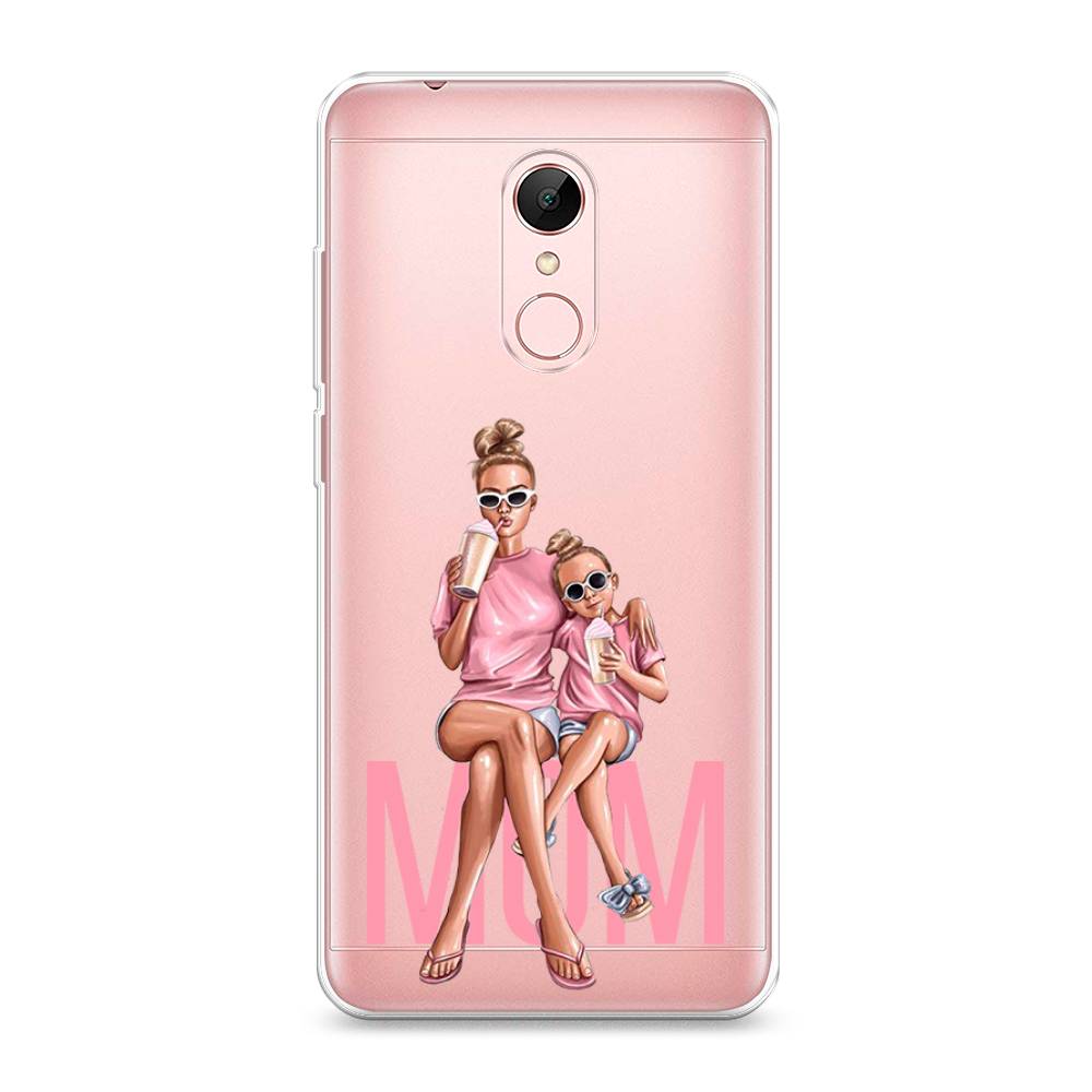 

Чехол Awog на Xiaomi Redmi 5 "Lovely mom", Разноцветный, 33050-7