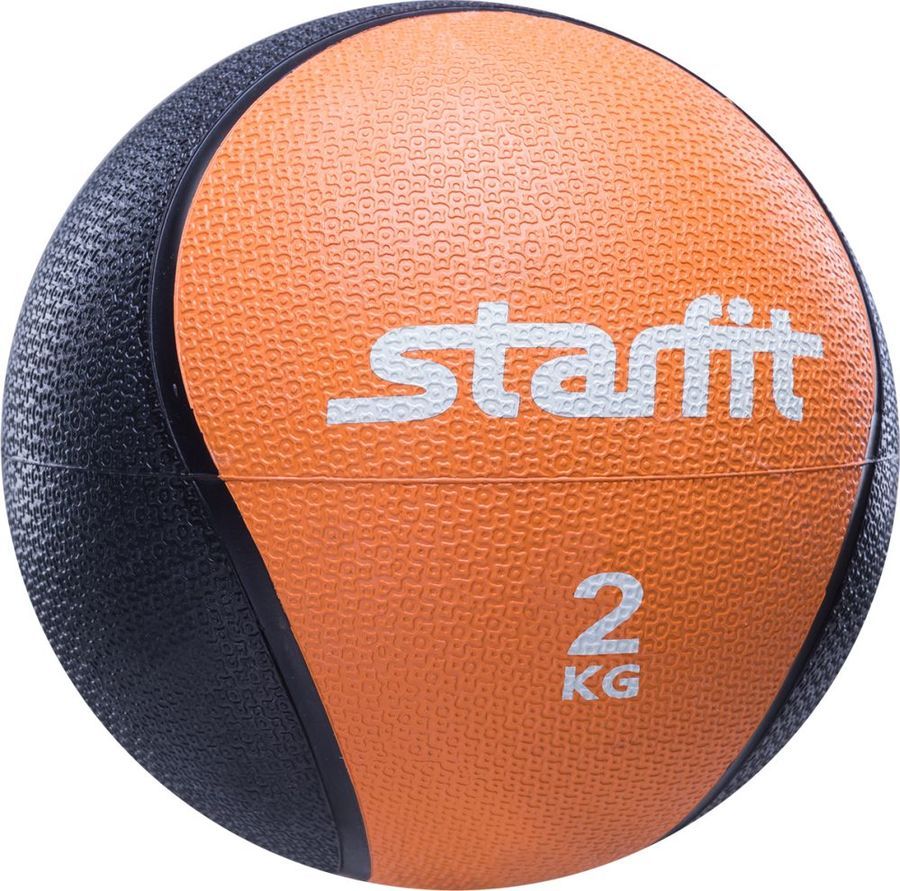 Медбол Starfit Pro GB-702 18.8cm Orange-Black УТ-00007299