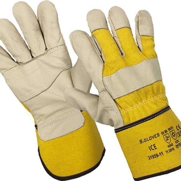 фото Комбинированные перчатки s. gloves искусственный мех ice, 11 размер 31959s-11 s-gloves