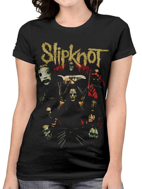 

Футболка женская Dream Shirts Slipknot Женская 10009671 черная 3XL, "Slipknot" Женская 10009671