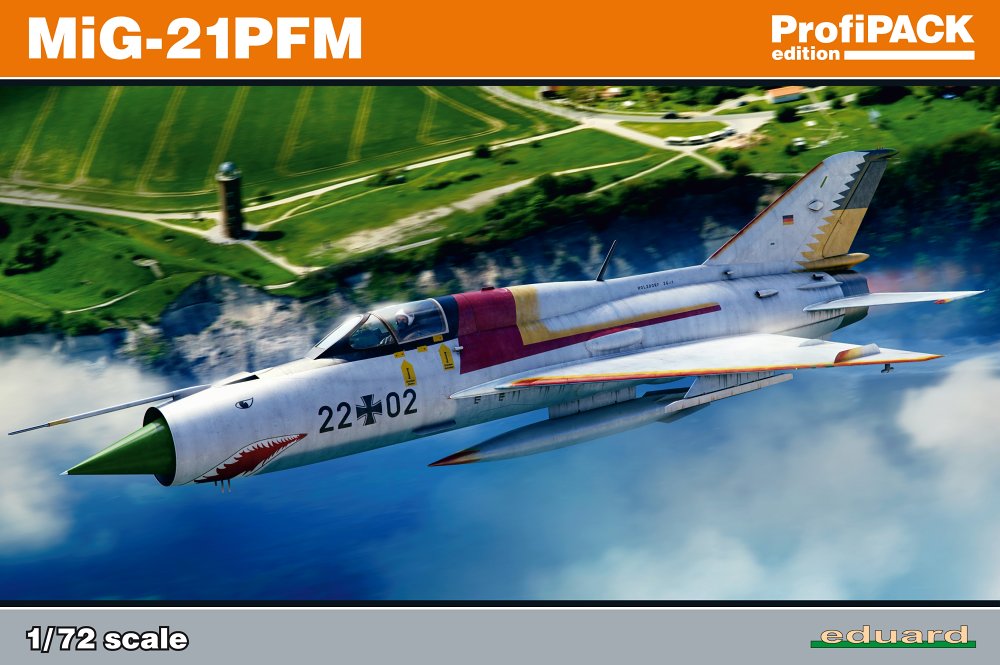 

Сборная модель Eduard 1/72 МuГ-21ПФМ 70144