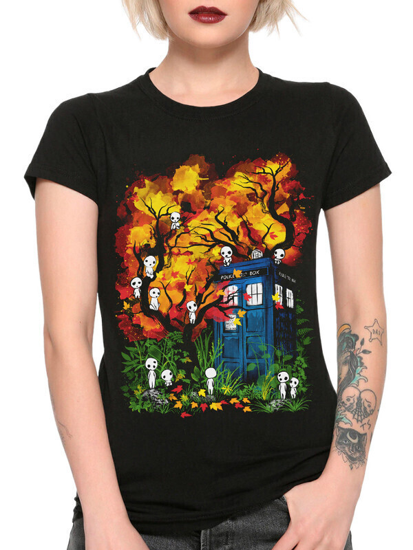 фото Футболка женская dream shirts доктор кто - doctor who 10009681 черная l