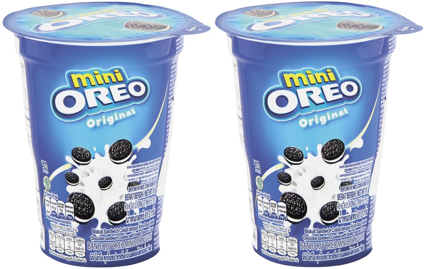 фото Печенье oreo мini original мини, 61.3 г х 2 шт