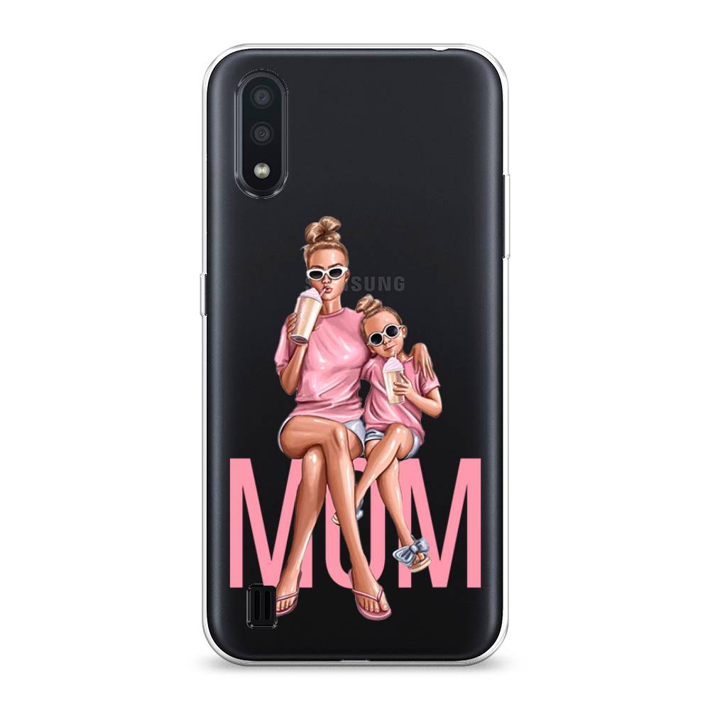 

Чехол Awog на Samsung Galaxy A01 "Lovely mom", Разноцветный, 29550-7