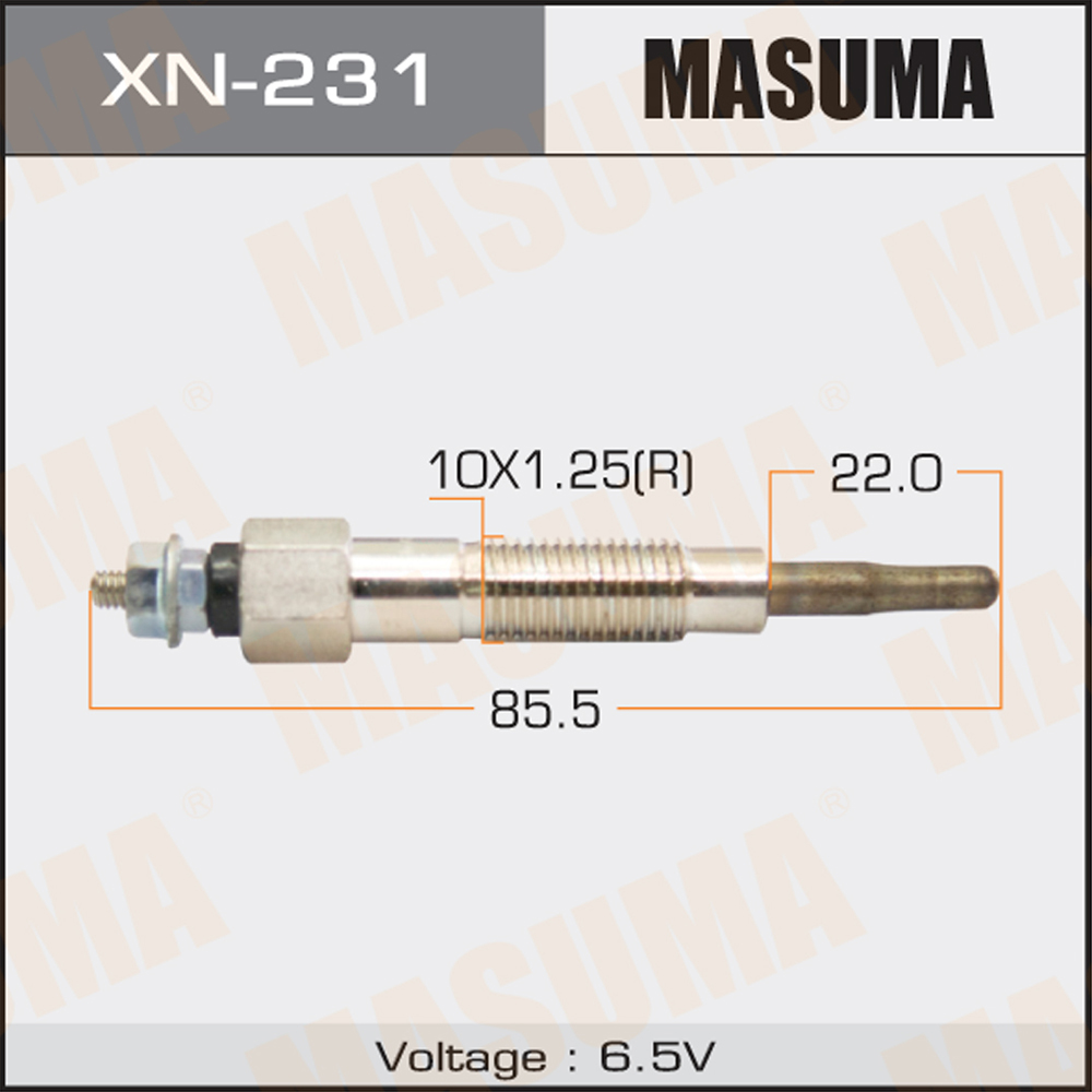 

Свеча накала MASUMA XN231