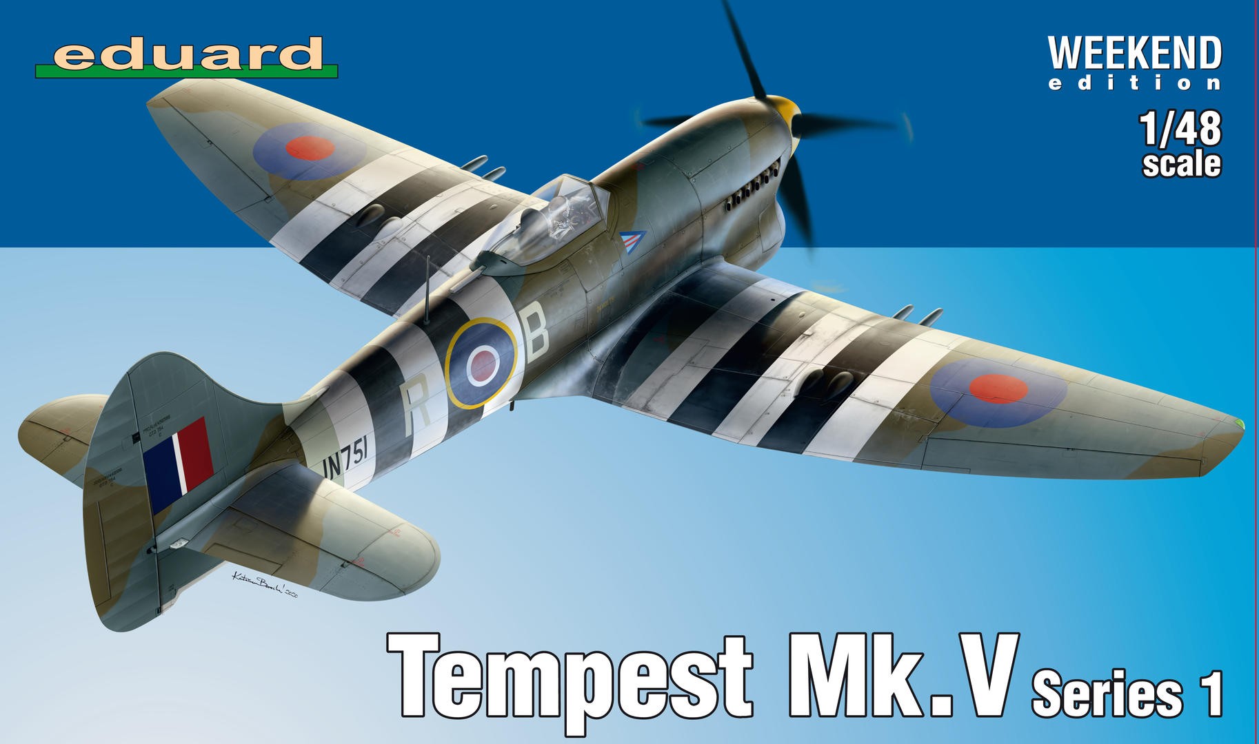 

Сборная модель Eduard 1/48 Tempest Mk. V Series 84171