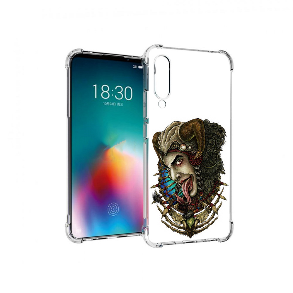 

Чехол MyPads Tocco для Meizu 16T длинный язык (PT144619.90.330), Прозрачный, Tocco