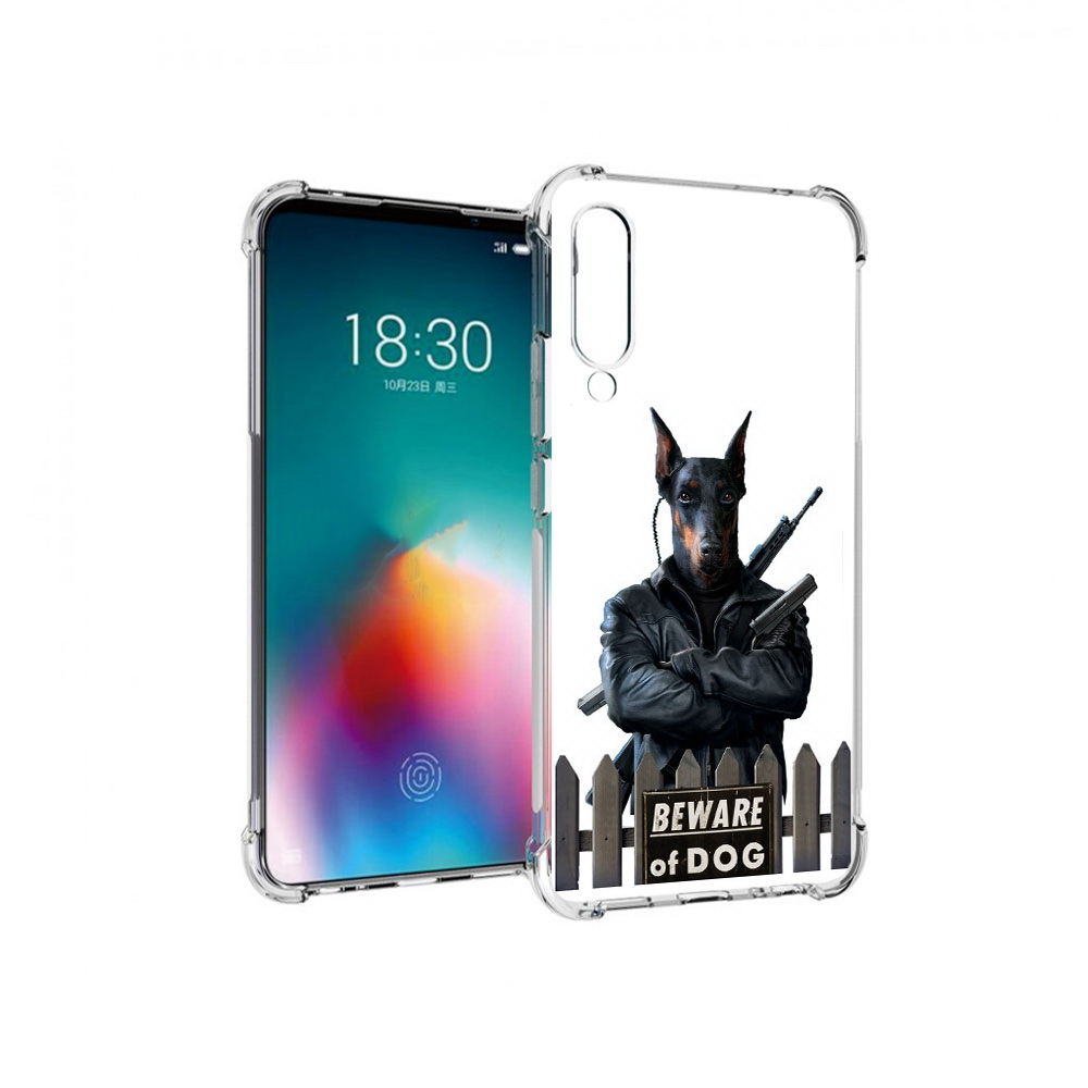 

Чехол MyPads Tocco для Meizu 16T доберман (PT144619.90.332), Прозрачный, Tocco