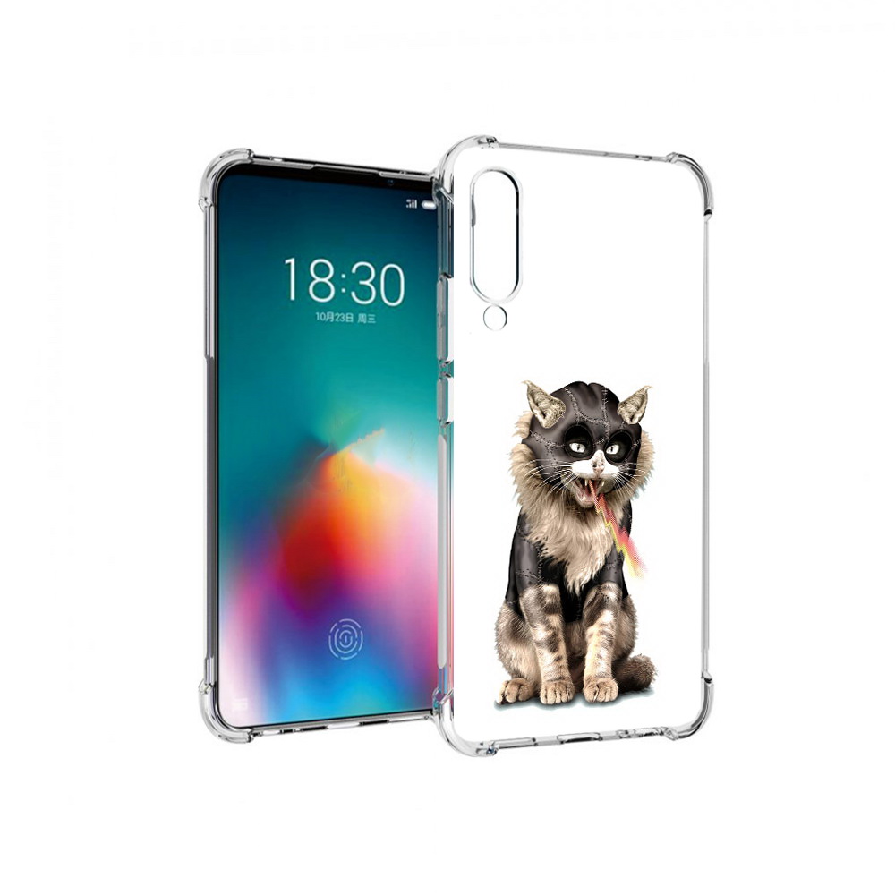 

Чехол MyPads Tocco для Meizu 16T дьяволский кот (PT144619.90.341), Прозрачный, Tocco