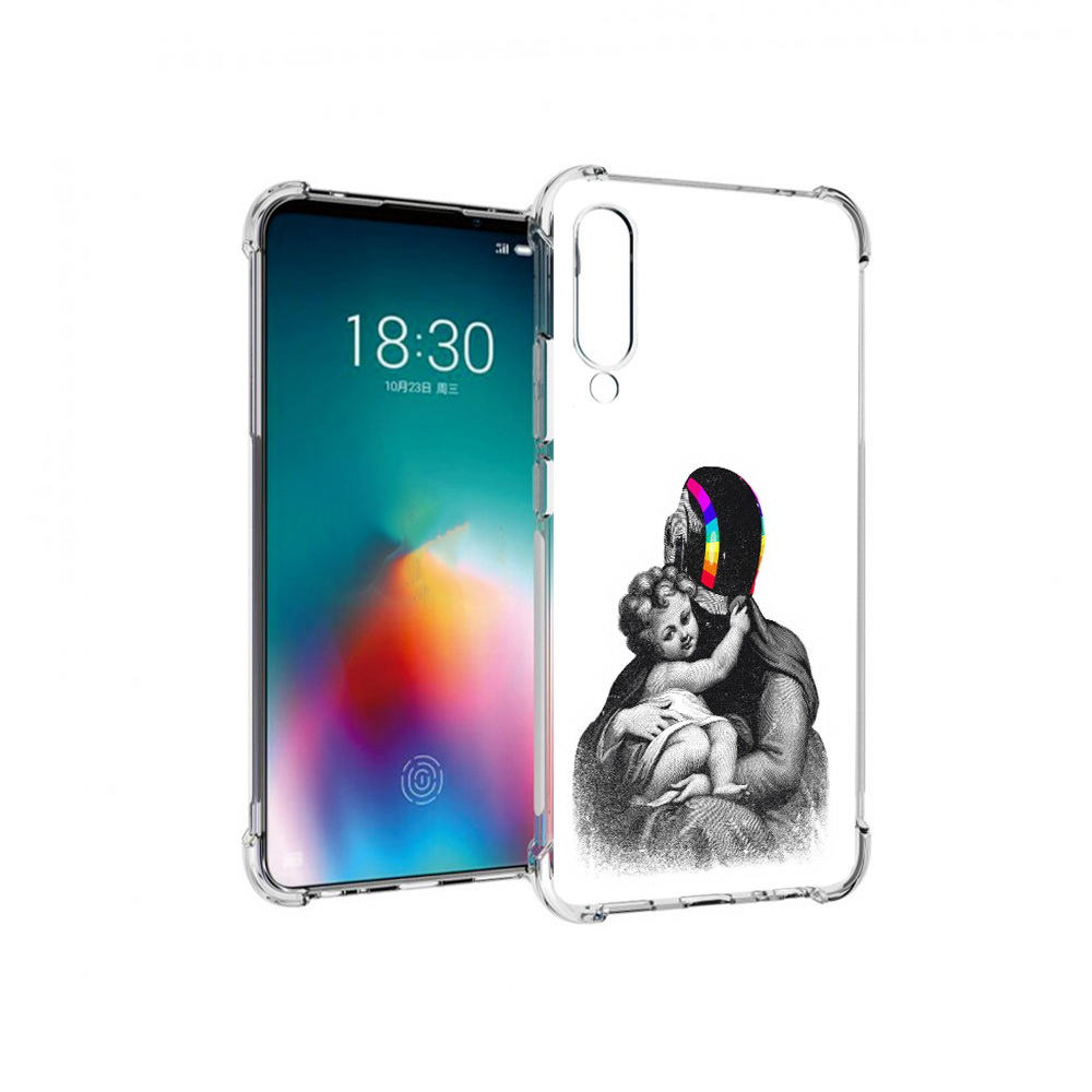 

Чехол MyPads Tocco для Meizu 16T защитник в шлеме (PT144619.90.350), Прозрачный, Tocco