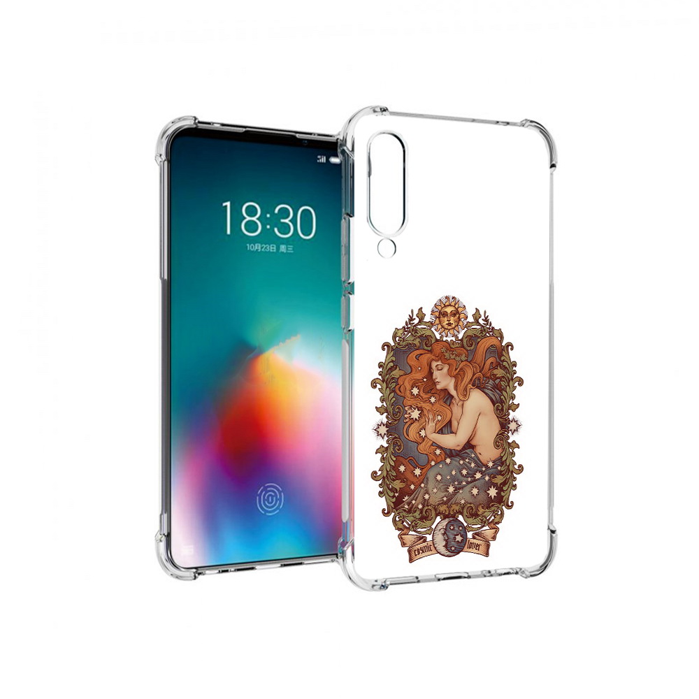 

Чехол MyPads Tocco для Meizu 16T звездная девушка абстракция (PT144619.90.351), Прозрачный, Tocco