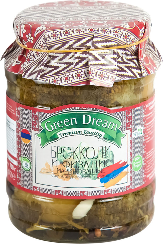 фото Брокколи и физалис green dream маринованные 700г