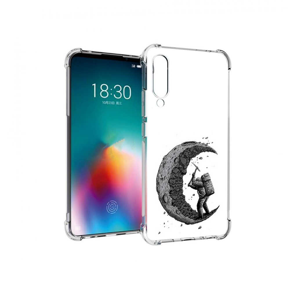 

Чехол MyPads Tocco для Meizu 16T камненная луна (PT144619.90.384), Прозрачный, Tocco