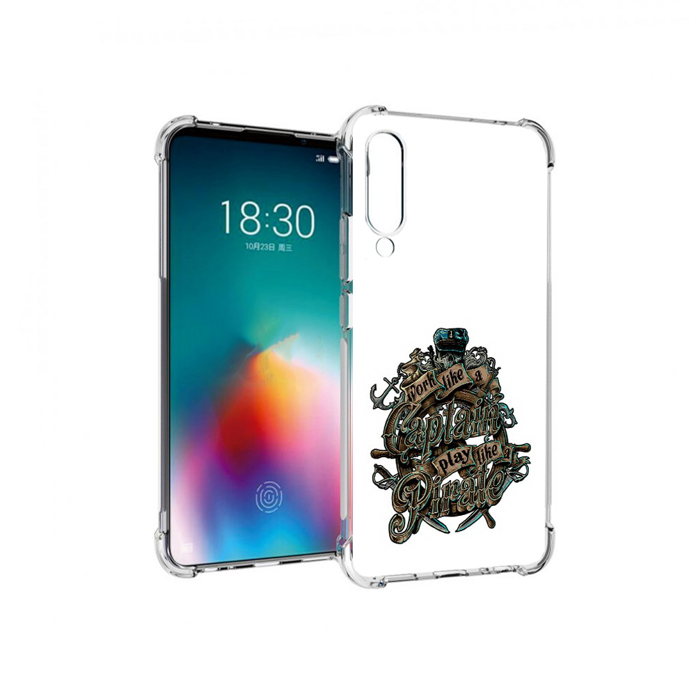

Чехол MyPads Tocco для Meizu 16T капитан пиратов (PT144619.90.385), Прозрачный, Tocco