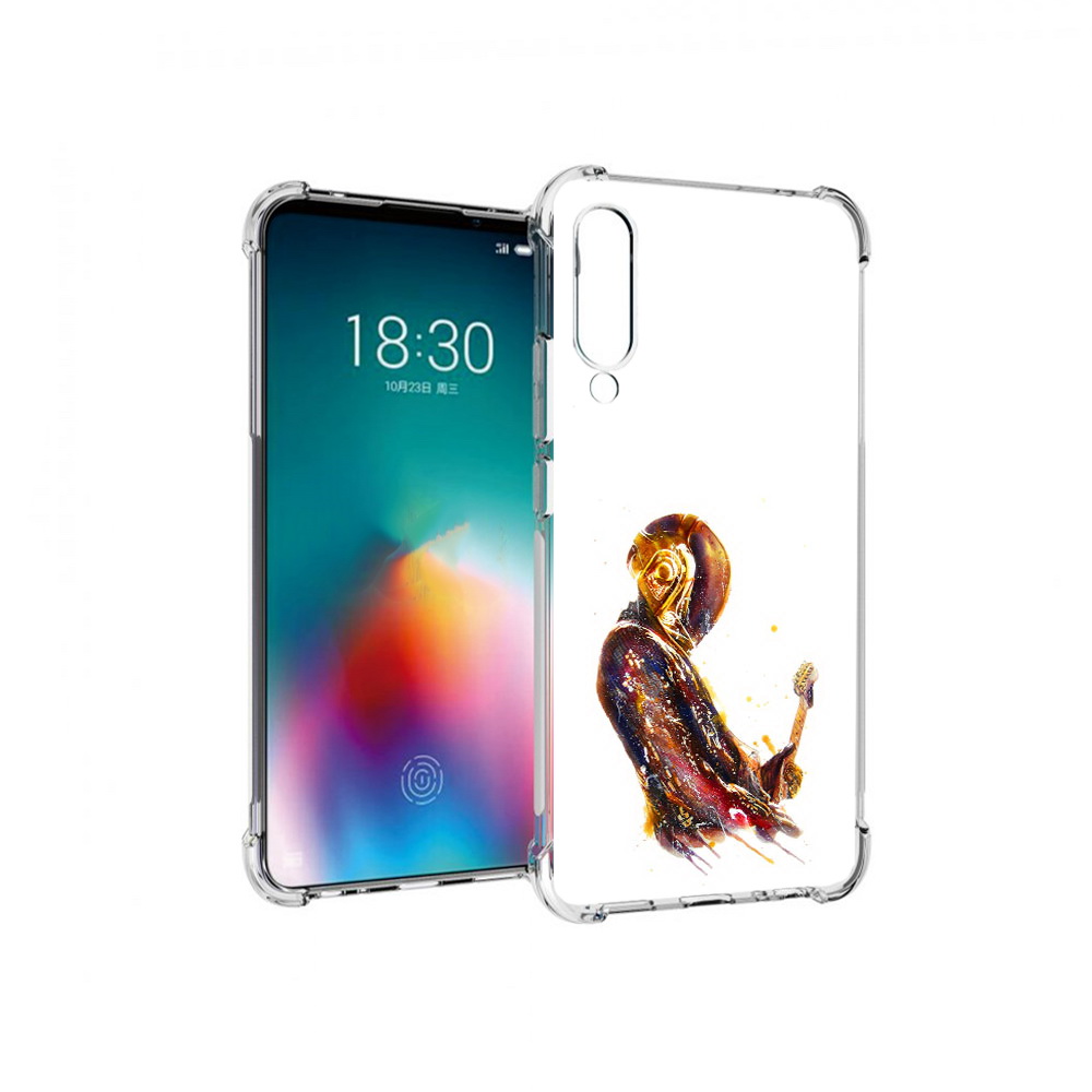 

Чехол MyPads Tocco для Meizu 16T космо-музыкант (PT144619.90.393), Прозрачный, Tocco