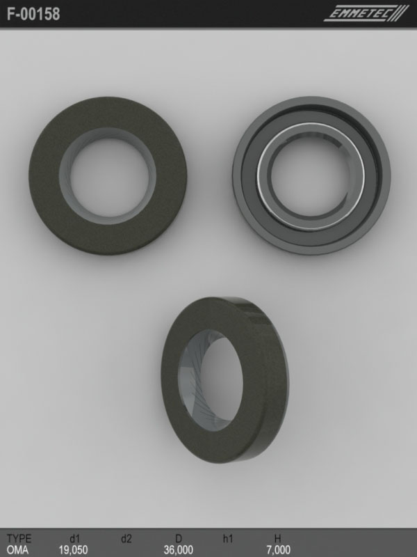 

Сальник рулевой рейки EMMETEC 19.05x36x7 (0MA) F-00158, F-00158, F00158