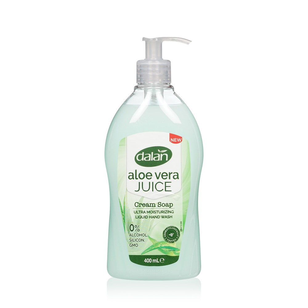 Жидкое крем - мыло Dalan Aloe Vera Juice 400мл consly мыло увлажняющее с экстрактом алоэ aloe cleansing soap