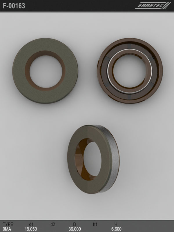

Сальник рулевой рейки EMMETEC 19.05x36x6.6 (0MA) F-00163, F-00163, F00163