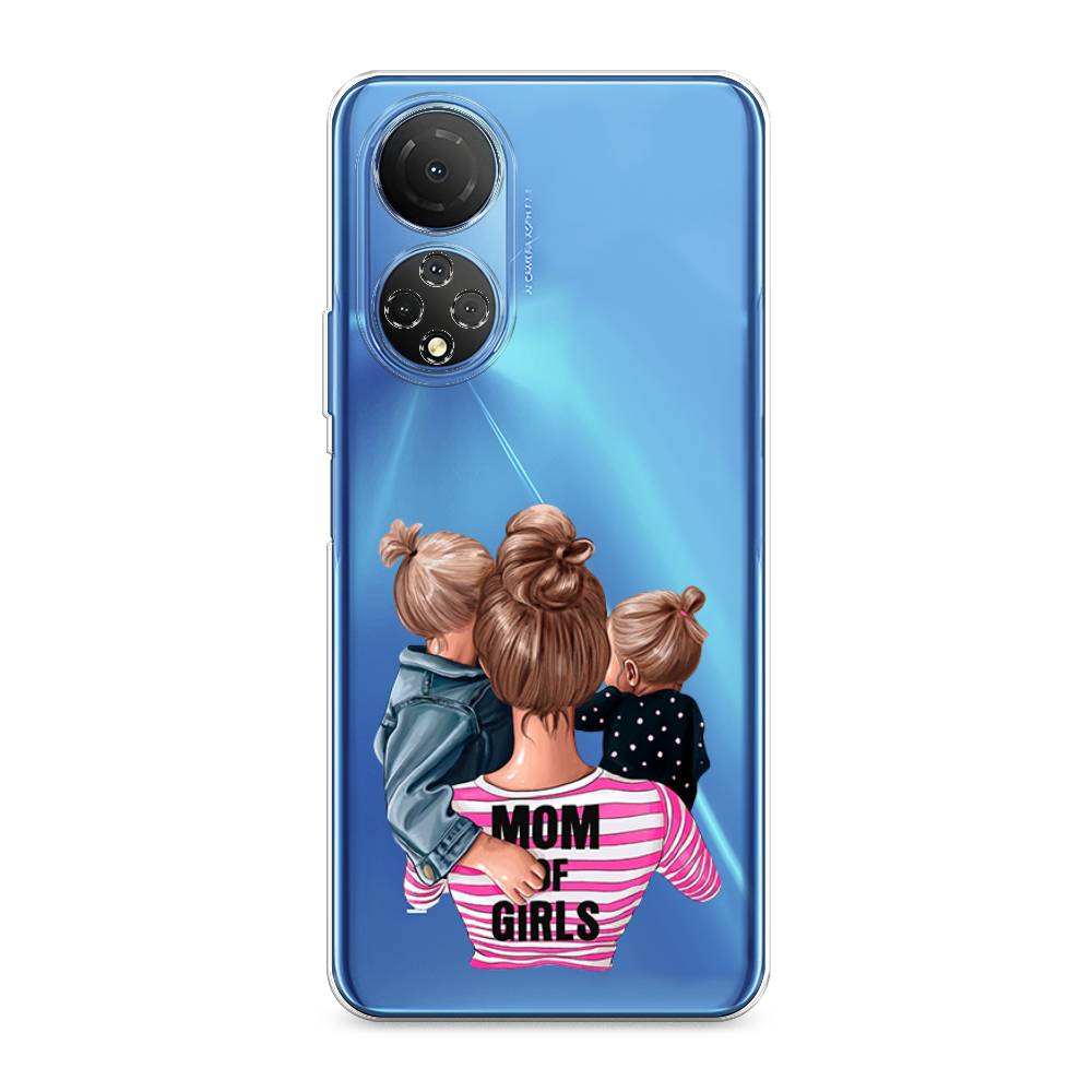 

Чехол Awog на Honor X7 2022 "Mom of Girls", Разноцветный, 6108850-6