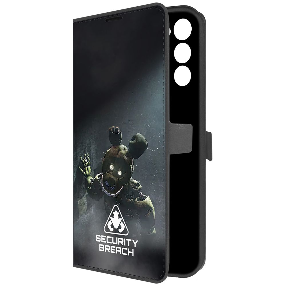 

Чехол-книжка Krutoff Eco Book для TECNO Spark 8C ФНАФ - Нарушение безопасности (черный)