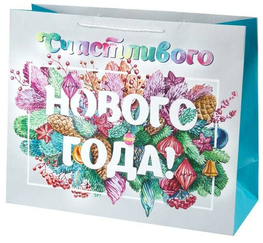 

Пакет подарочный 40,6 x 33 x 16 см Феникс-Презент бумажный в ассортименте