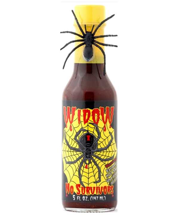 фото Острый соус widow no survivors hot sauce with spider sauce crsfters