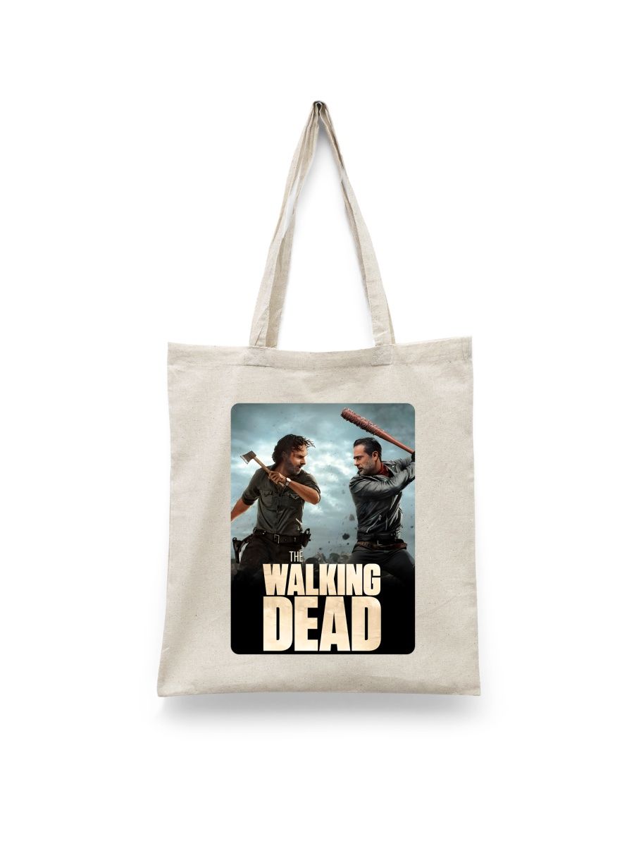 

Шоппер унисекс Каждому Своё Ходячие мертвецы/The Walking Dead SRHM45, белый, Ходячие мертвецы/The Walking Dead SRHM45