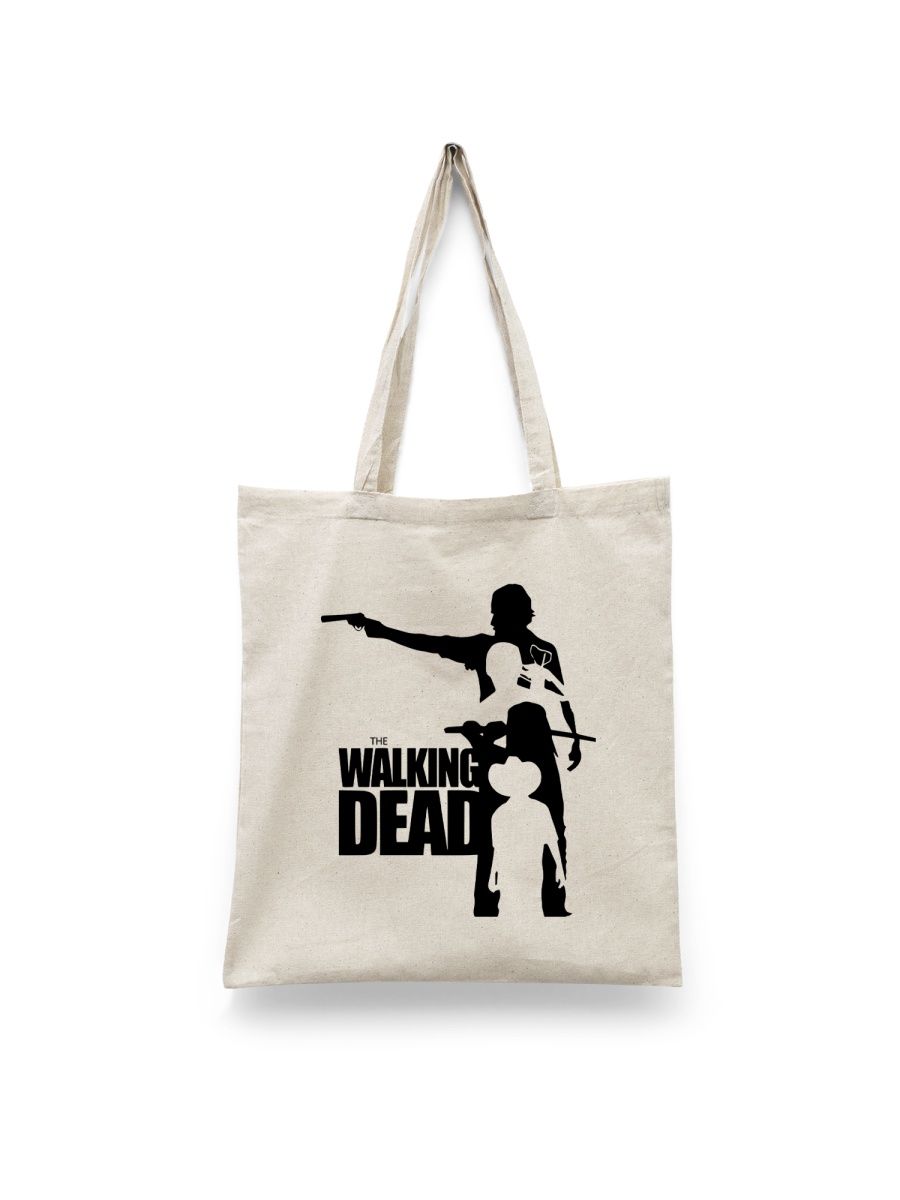

Шоппер унисекс Каждому Своё Ходячие мертвецы/The Walking Dead SRHM19, белый, Ходячие мертвецы/The Walking Dead SRHM19