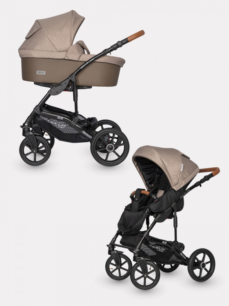 

Коляска 2в1 Riko Basic Bella Life mokka 05, RikoBasicBellaLife2in1