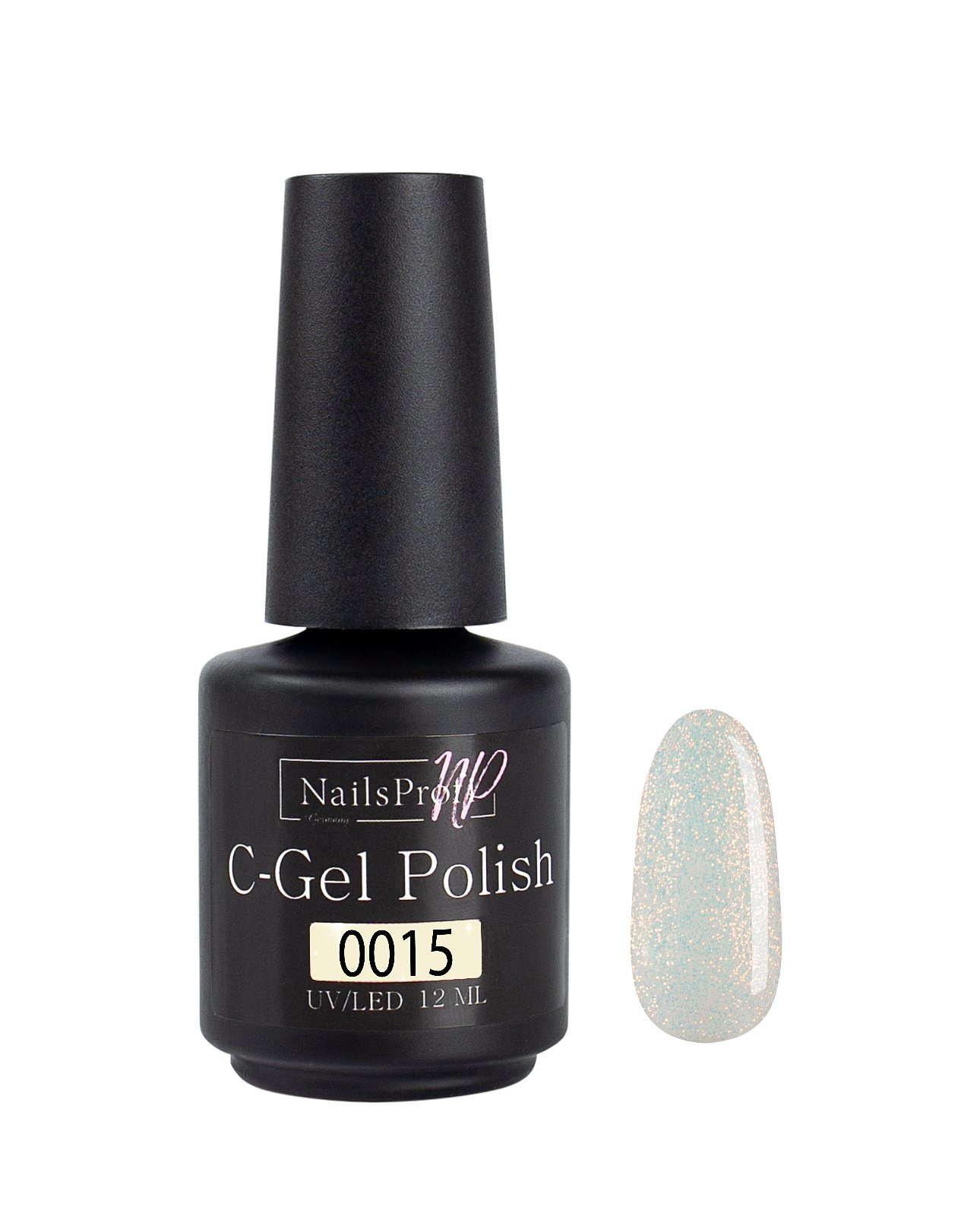 

Гель лак NailsProfi для ногтей, маникюра, педикюра /C-Gel Polish-S 0015-12 мл, C-Gel Polish-S 0015