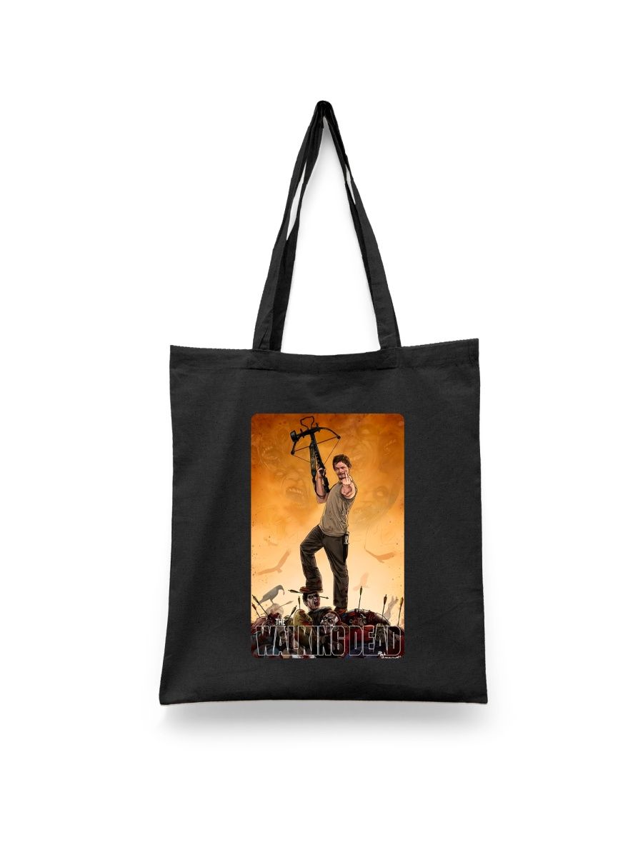 

Шоппер унисекс Каждому Своё Ходячие мертвецы/The Walking Dead SRHM26, черный, Ходячие мертвецы/The Walking Dead SRHM26