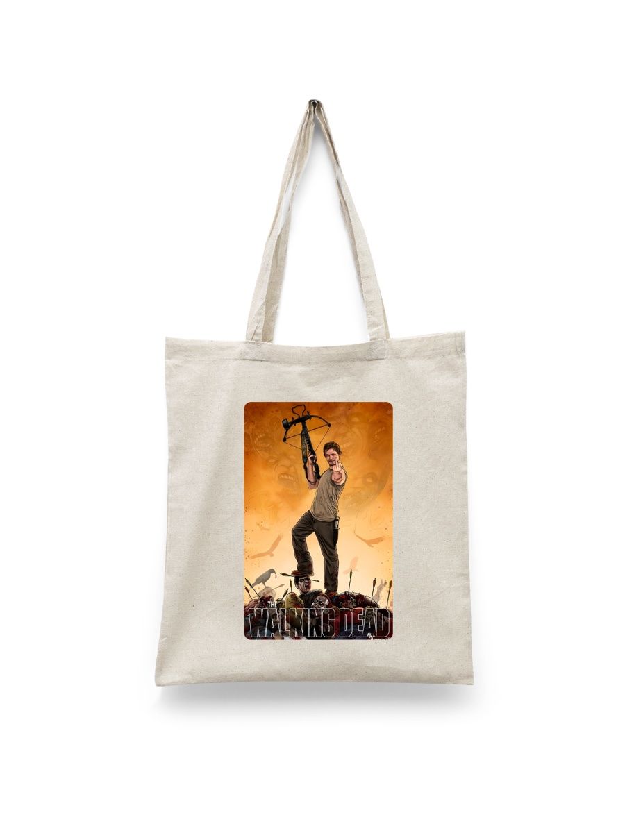 

Шоппер унисекс Каждому Своё Ходячие мертвецы/The Walking Dead SRHM26, белый, Ходячие мертвецы/The Walking Dead SRHM26