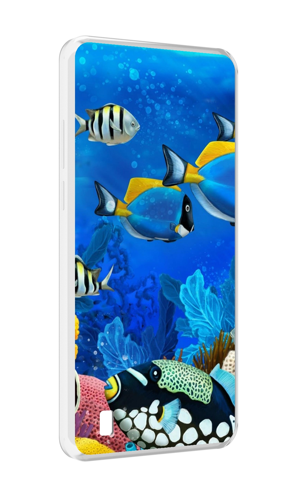 

Чехол MyPads Рыбки для Blackview A55, Прозрачный, Tocco