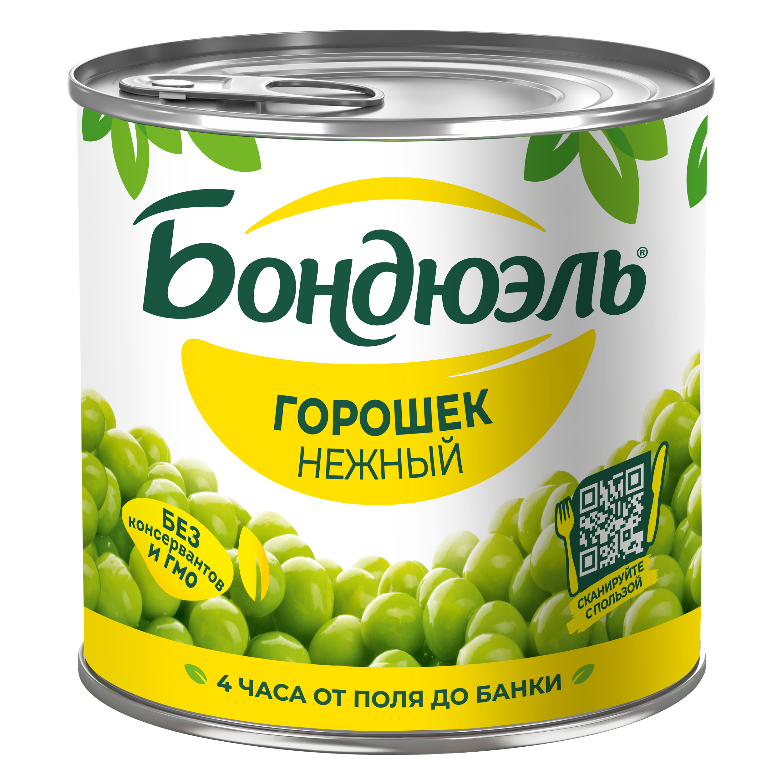 

Горошек Bonduelle Classique зеленый Нежный 400г