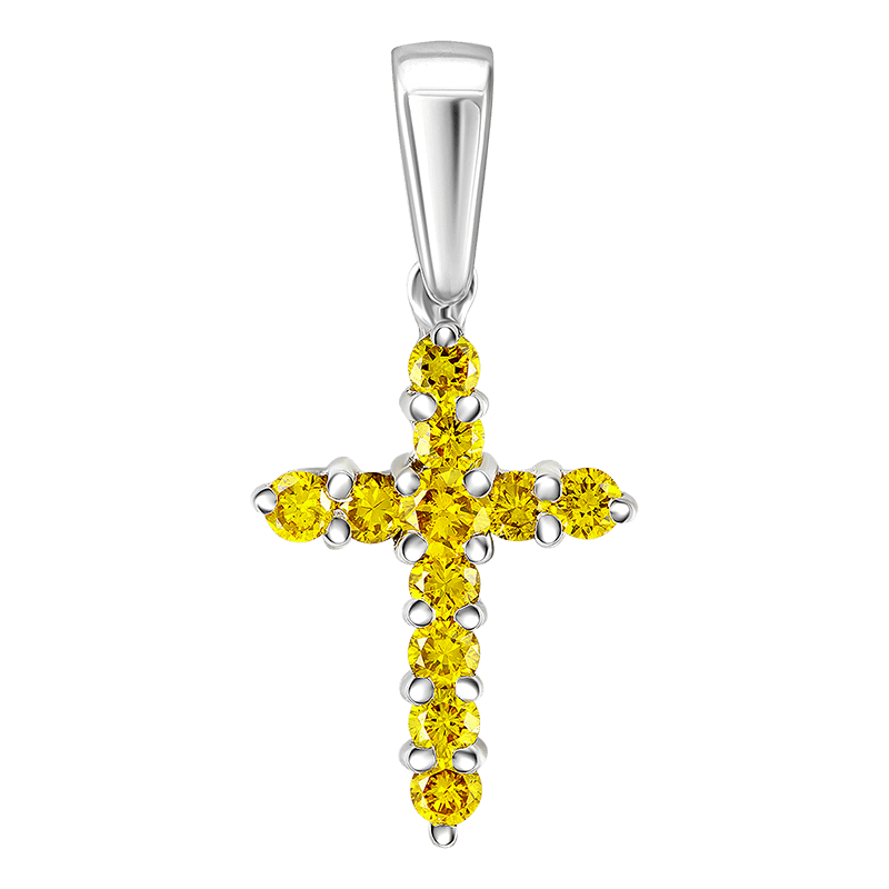 

Кулон из белого золота IQ Diamonds 412-С5W-RD43FYVSSI-IG8, бриллиант искусственный, 412-С5W-RD43FYVSSI-IG8